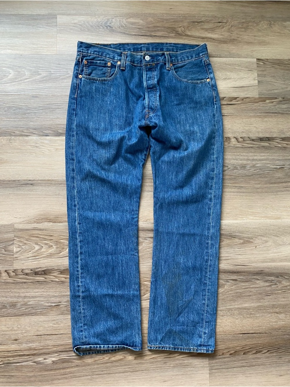 Levi's Men's Straight Jeans in Blue Denim